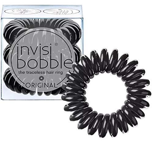 Invisibobble – Traceless Hair Coils Black 3 pack